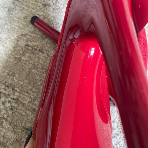 Red Pleaser Heels - Picture 2 of 5